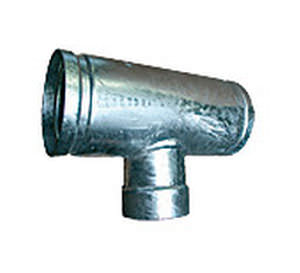 threaded fitting / T / stainless steel / not specified
