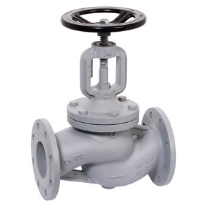 globe valve / with handwheel / for hot water / for air