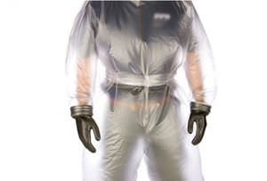 chemical protection coveralls / PVC / for nuclear power plants