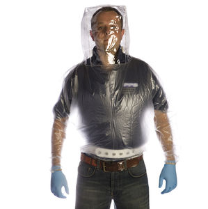 coveralls clothing / chemical protection / PVC / disposable