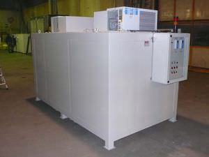 storage cabinet / containerized / floor-standing / metal