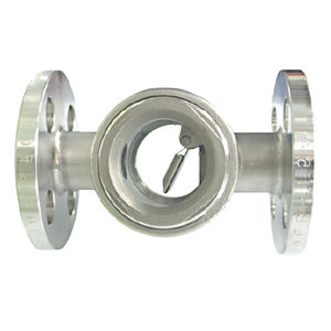 stainless steel sight glass / flange