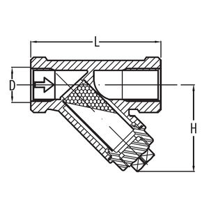 liquid filter / strainer / Y