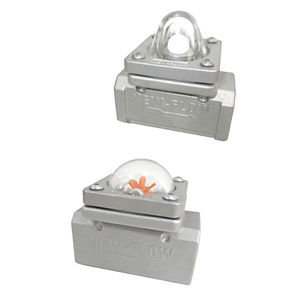 glass flow indication sight glass with ball