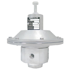 gas pressure regulator / single-stage / membrane / stainless steel