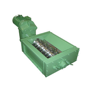 single-shaft shredder / solid & bulk waste / metal