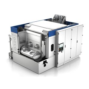 3-axis machining center / horizontal / with 2 pins / modular