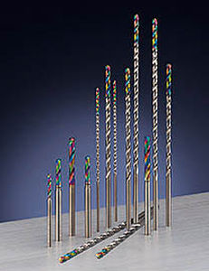 solid drill bit / for aluminum / carbide / twist