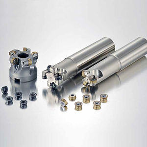 corner radius milling cutter / indexable insert / roughing / finishing