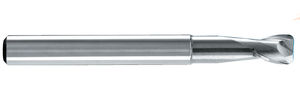 end mill milling cutter / solid / tungsten carbide / for aluminum