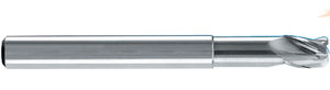 end mill milling cutter / solid / tungsten carbide / for aluminum