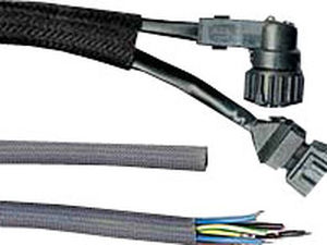 tubular sleeving / braided / polyamide / protective