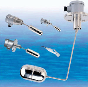 magnetic float level switch / for liquids / high-temperature / reed switch