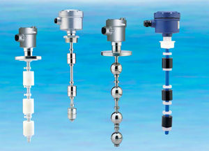 magnetic float level switch / for liquids / high-temperature / reed switch