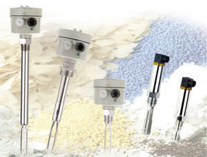 tuning fork level switch / for solids / for liquids / compact
