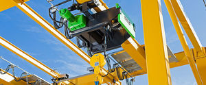 electric cable hoist / compact / double-girder