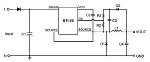electronic power regulator / low-power