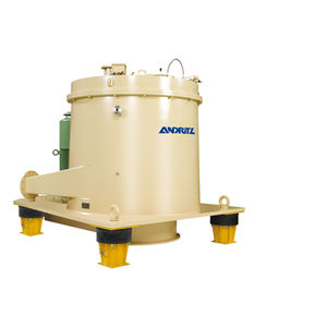 process centrifuge / dewatering / vertical / automatic peeler