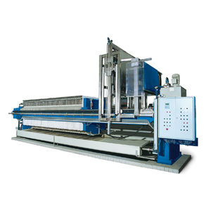 frame filter press / overhead beam / automatic