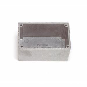 compact enclosure / rectangular / aluminum alloy / empty
