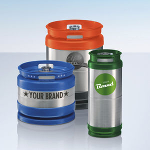 polypropylene keg / stainless steel / soft drink / for wine