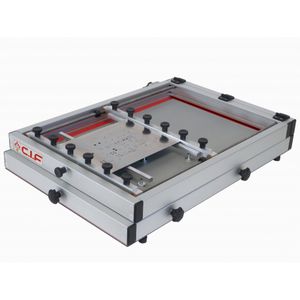 monochrome stencil printer / manual / compact / flexible