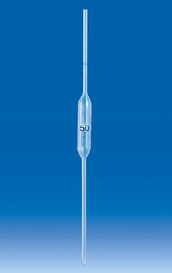 volumetric pipette / single-channel / borosilicate glass