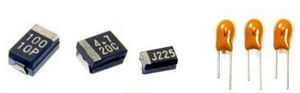 tantalum capacitor / electrolytic / for printed circuit boards
