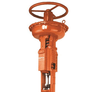 manual valve actuator / linear / membrane / spring-return