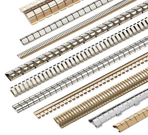 EMI shielding gasket / beryllium-copper alloy / strip