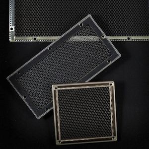 metal ventilation grill / honeycomb / EMI-shielded
