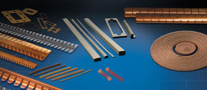 spring-loaded gasket / coated foam / EMI shielding / spring