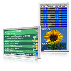 LED display / 1920 x 1080 / panel-mount / vandal-proof