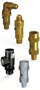 plug pressure relief valve / for refrigeration systems