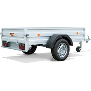 single-axle trailer / equipment / low-loader / utility