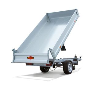 single-axle trailer / construction / dump / tilting