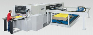angular panel saw / automatic