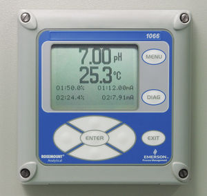 oxygen analyzer / liquid / pH / conductivity
