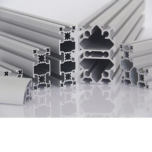 aluminum profile / grooved / for conveyors