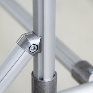 elbow tube connector / aluminium
