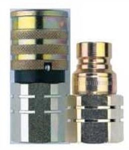 quick coupling / straight / hydraulic / pollution control