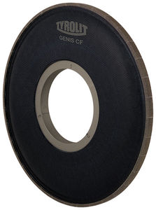 cylindrical grinding wheel / CBN vitrified bonded / abrasive / for the automotive industry