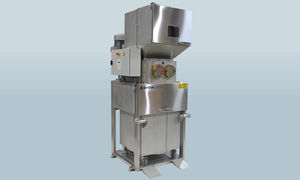 double-shaft shredder / wood / compact