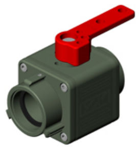 ball valve / manual / discharge