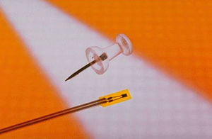 resistance temperature sensor / for surface temperature measurement