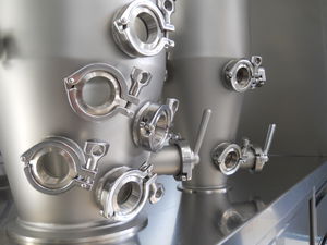 fluidized bed dryer / batch / laboratory / granulator