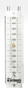 analog pressure gauge / liquid column / for air / for HVAC