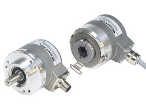 absolute rotary encoder / CANopen / blind-shaft / multi-turn