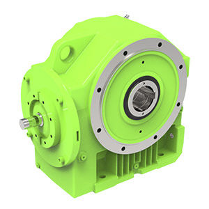 worm gear reducer / helical / right-angle / high-precision
