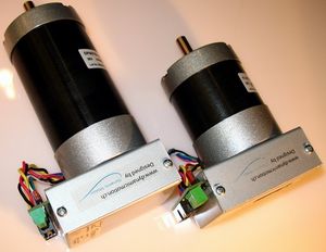 DC motor / brushless / 48V / with integrated controller